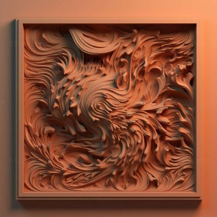 Patterns and decorations (Heat 3, PATTERN_2243) 3D models for cnc